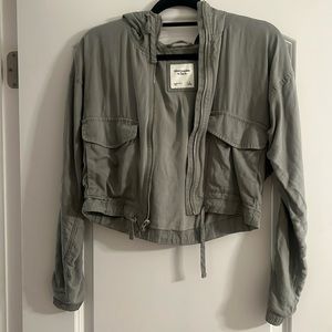 Abercrombie small waist length cargo jacket